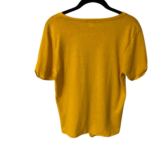 5/$20 J. by J.Crew Mustard Short Sleeve Tee - Picture 2 of 8